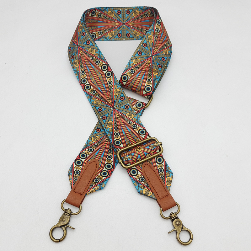 Nosač ramena za torbu – boemski etnički stil, poliester, otporan na habanje, smanjuje opterećenje, podesiva, Zima 2025