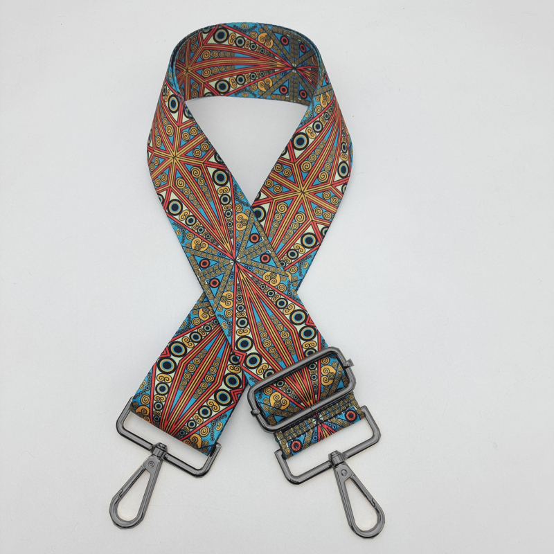 Nosač ramena za torbu – boemski etnički stil, poliester, otporan na habanje, smanjuje opterećenje, podesiva, Zima 2025