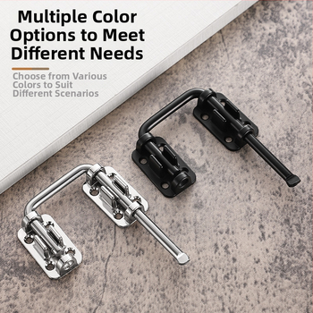 Durvju aizslēga bez urbšanas, cinka sakausējums, daudzleņķa aizslēgs 90°/180°, elektroplatinga pārklājums