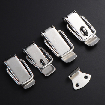 Nerūsējošā tērauda Duckbill aizvērējs, piemērots koka kastēm, ūdens tvertnēm un instrumentu kastēm, pulēta virsma, mūsdienīgs minimālisks stils