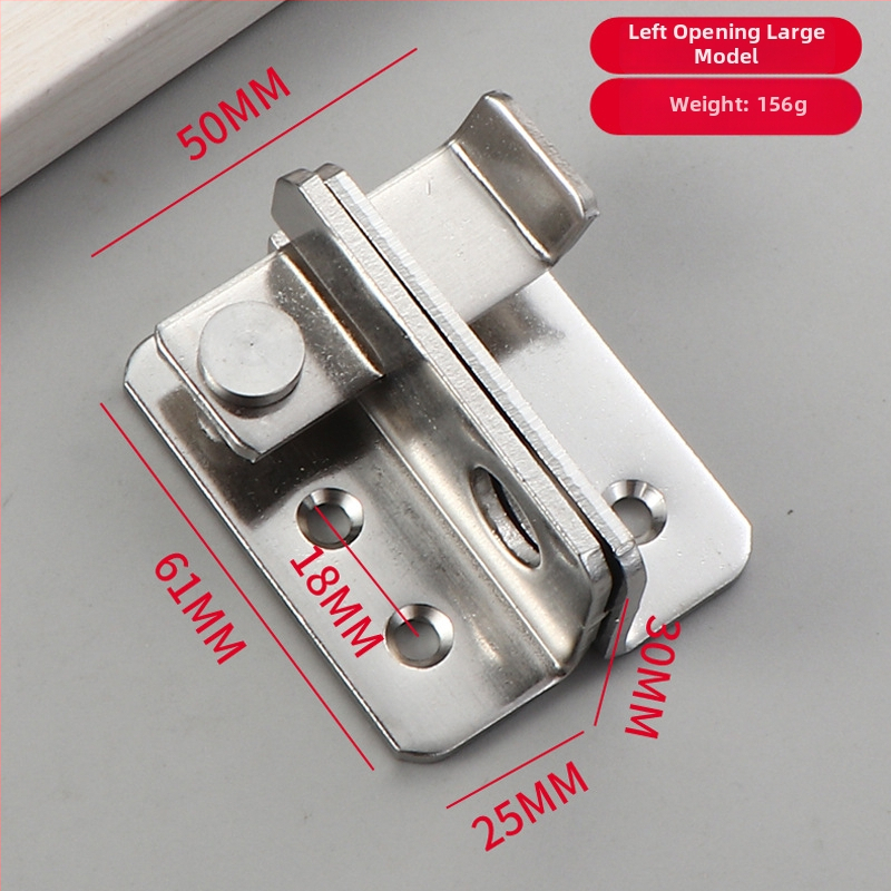 Nerūsējošā tērauda slīdējošu durvju slēdzis – kreisā un labā puse, pulēta virsma, mūsdienīgs minimālisks hardvārs