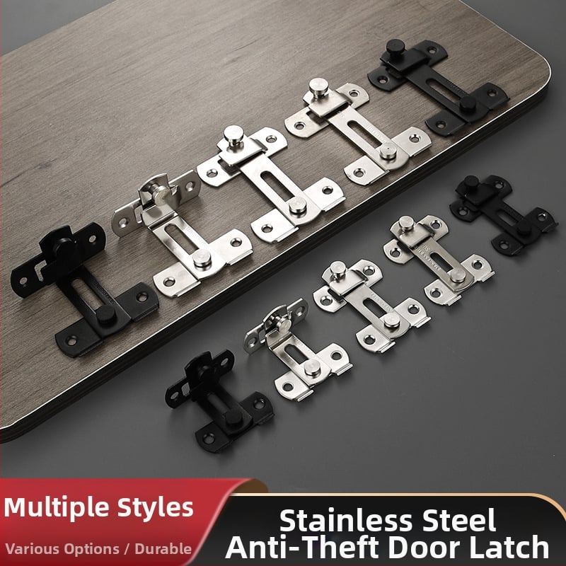 Nerūsējošā tērauda durvju butterfly latch, modelis YJD006, virsmas apdare brušēta/matēta, zīmols Yijinda, moderns minimālisma stils