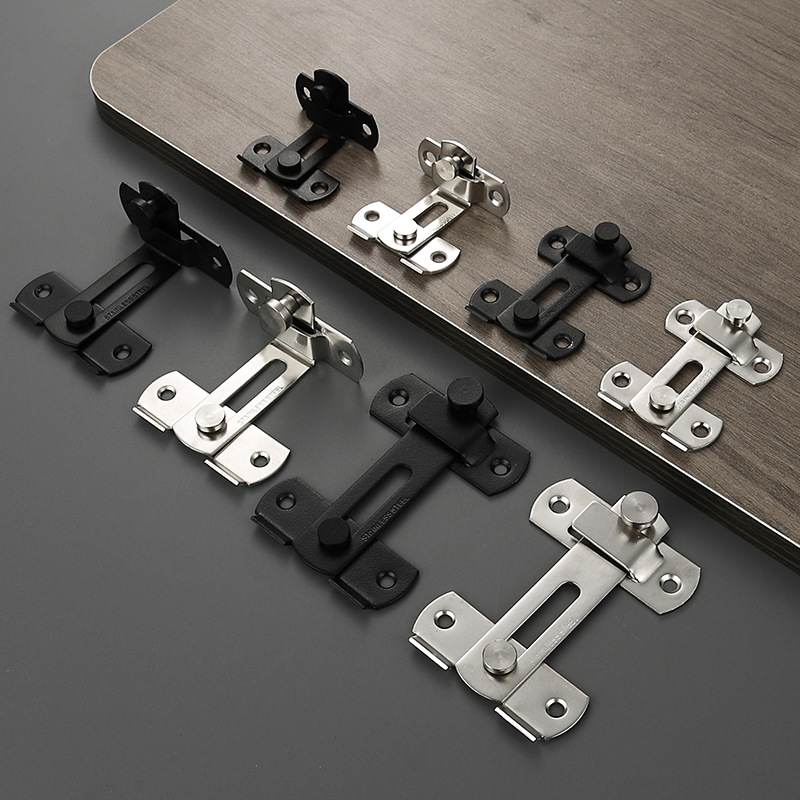 Nerūsējošā tērauda durvju butterfly latch, modelis YJD006, virsmas apdare brušēta/matēta, zīmols Yijinda, moderns minimālisma stils