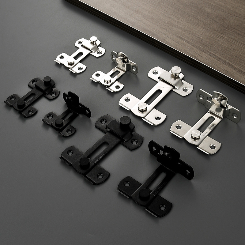 Nerūsējošā tērauda durvju butterfly latch, modelis YJD006, virsmas apdare brušēta/matēta, zīmols Yijinda, moderns minimālisma stils