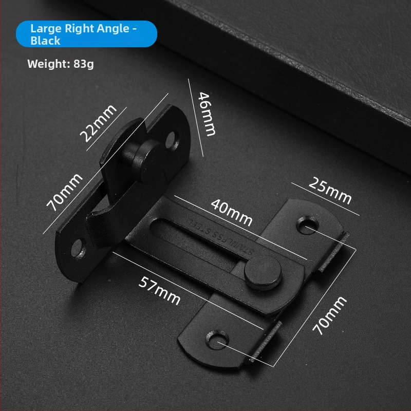 Nerūsējošā tērauda durvju butterfly latch, modelis YJD006, virsmas apdare brušēta/matēta, zīmols Yijinda, moderns minimālisma stils