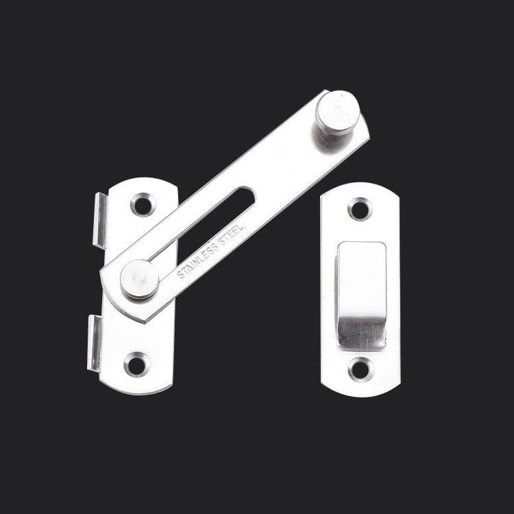 Nerūsējošā tērauda durvju aizslēdzējs 003 | mūsdienīgs vienkāršs stils, piemērots māju un vannas istabas durvīm