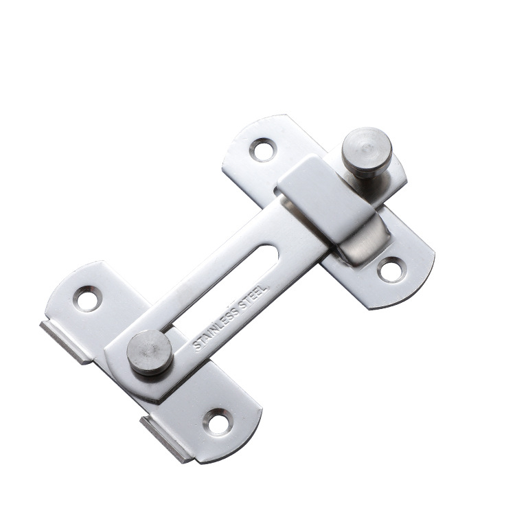 Nerūsējošā tērauda durvju aizslēdzējs 003 | mūsdienīgs vienkāršs stils, piemērots māju un vannas istabas durvīm