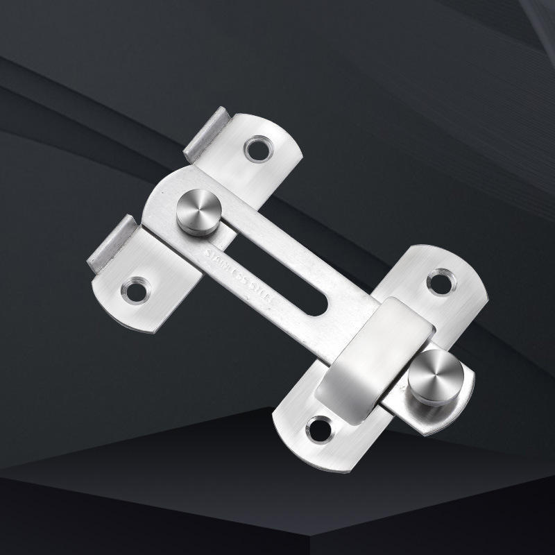 Nerūsējošā tērauda durvju aizslēdzējs 003 | mūsdienīgs vienkāršs stils, piemērots māju un vannas istabas durvīm