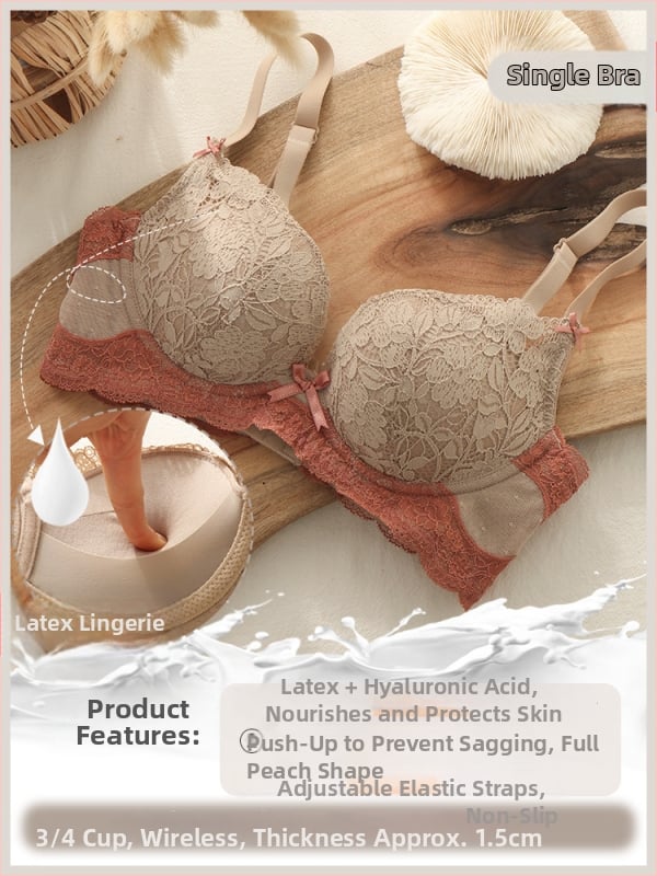 Seksi sieviešu krūšturu komplekts, bez stieņa, 3/4 kauss, augšējā atbalsta, regulējamas siksnas, mežģīne