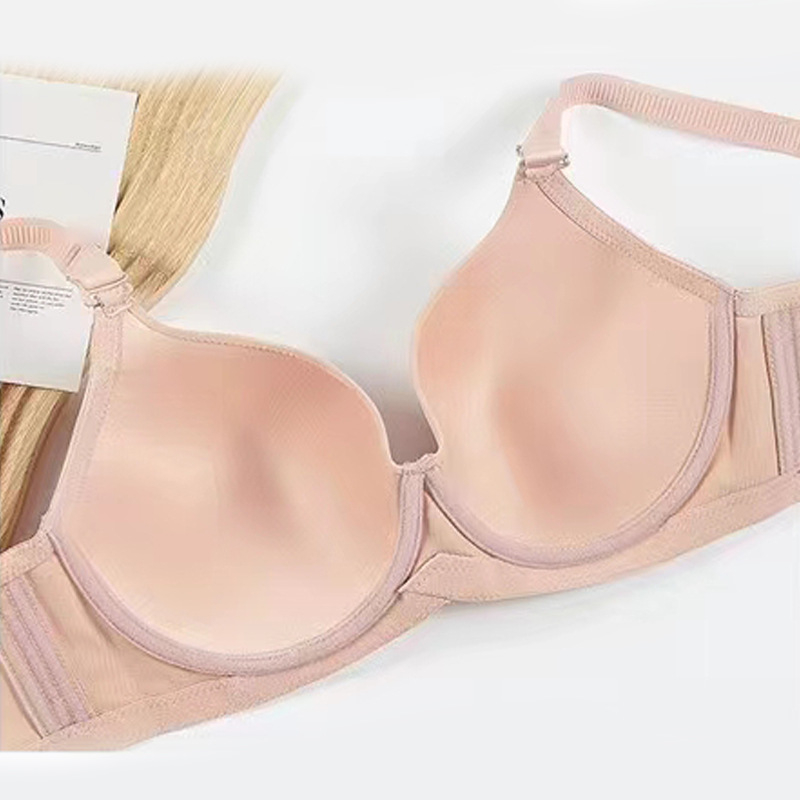 Mozhi Ni tradicionālais krūšturis ar metāla vadotnēm, 3/4 kauss, bezšuvju plāns formēts kauss, noņemamas dubultās siksnas, aizmugurē ar četrām rindu āķu aizdari