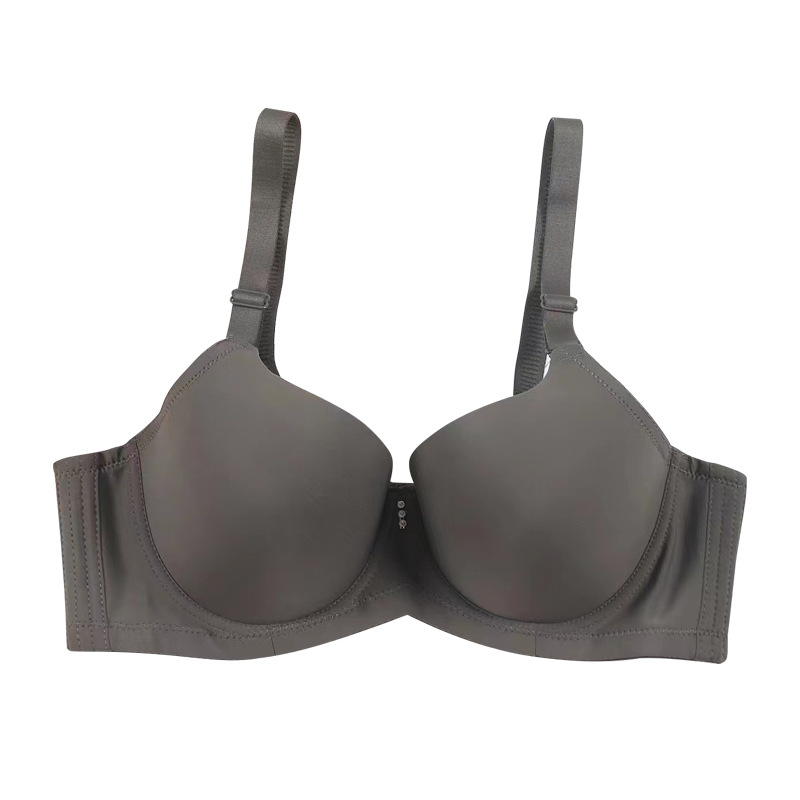 Mozhi Ni tradicionālais krūšturis ar metāla vadotnēm, 3/4 kauss, bezšuvju plāns formēts kauss, noņemamas dubultās siksnas, aizmugurē ar četrām rindu āķu aizdari