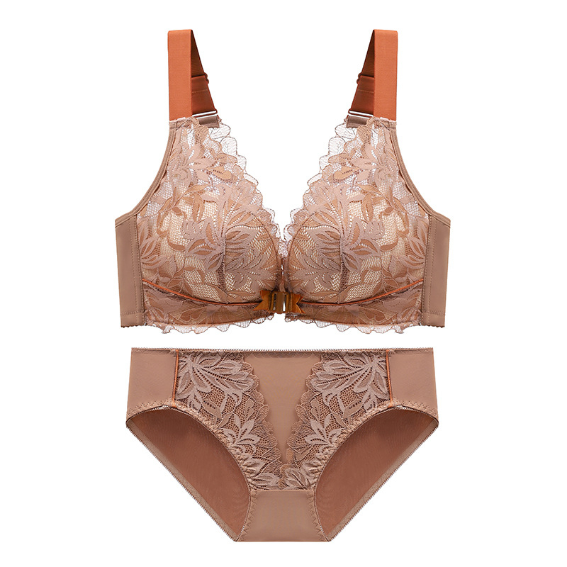 Priekšējās aizdales mežģīņu komplekts, 3/4 krūšu kauss, formēti kausi (augšējie plāni, apakšējie biezi), bez stieņa