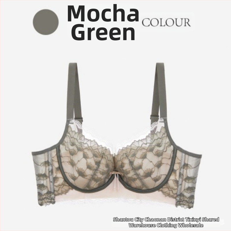 Krūšturis ar 3/4 kausiem, plānas formētas krūzītes, fiksēti dubulti plecu siksnas, četras rindas aizmugurējo āķu, elpojošs