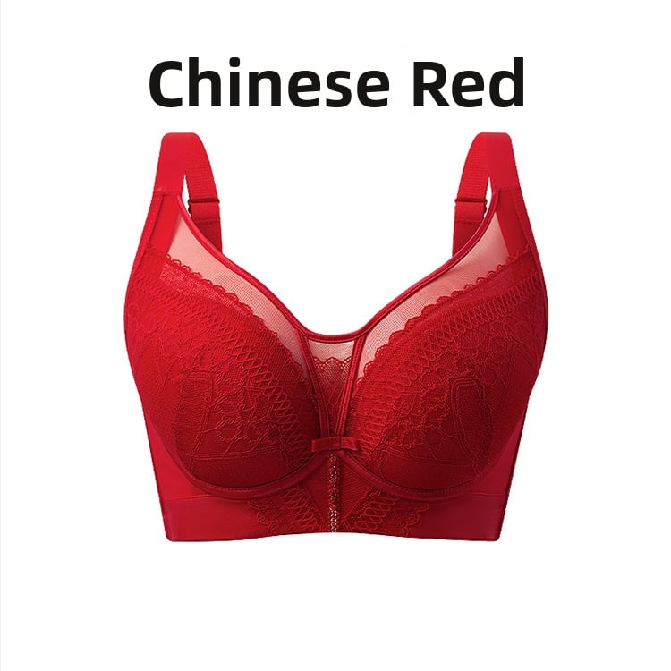 Mežģīnītā push-up krūšturis ar fiksētiem siksniņām, 3/4 kauss, vidēja kausa forma, aizmugurē četru rindu āķu aizdare, oder Modal 90–95%