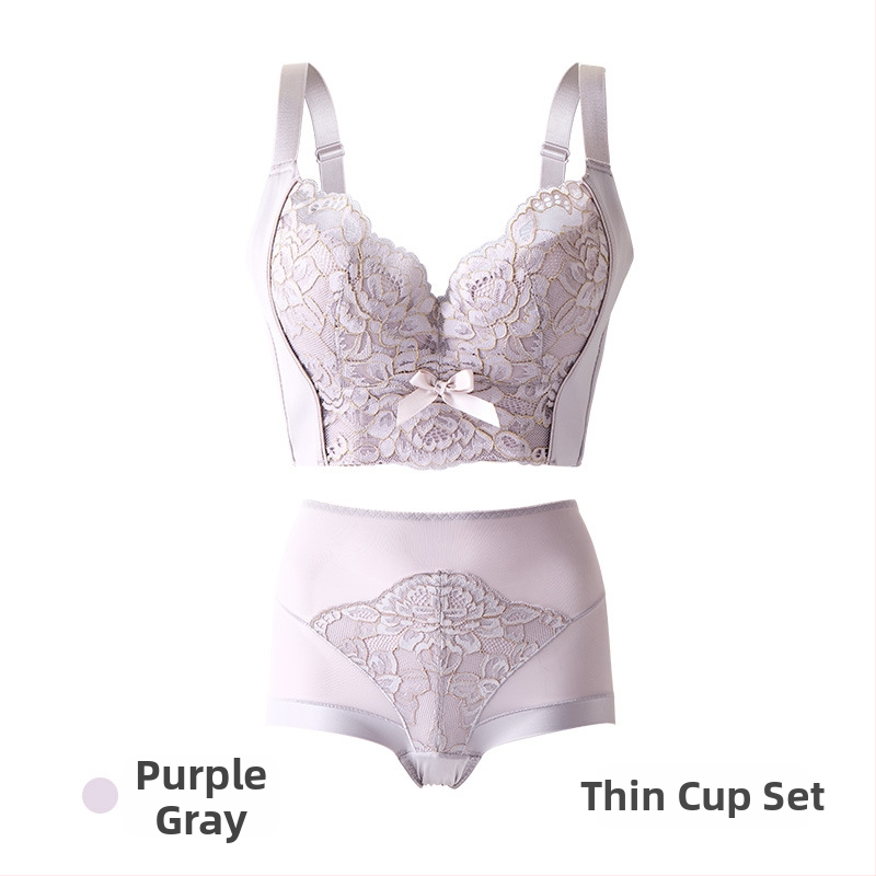 Krūšturis komplekts ar 3/4 kausiem, plāns veidots kauss, fiksētas plecu lencītes, mugurē sešas sprādzes, savilkšana un augšējā atbalsts