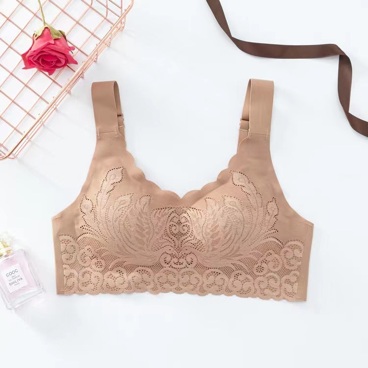 Krūšturis ar 3/4 kausu, plāns formēts kauss, fiksētas dubultās lencītes, mugurējā trīs rindu aizdare, kokvilna