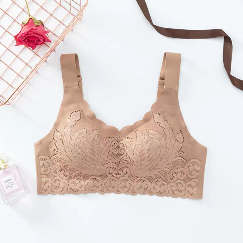 Krūšturis ar 3/4 kausu, plāns formēts kauss, fiksētas dubultās lencītes, mugurējā trīs rindu aizdare, kokvilna