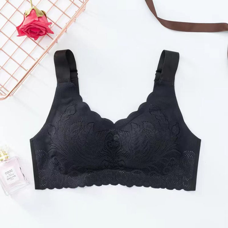 Krūšturis ar 3/4 kausu, plāns formēts kauss, fiksētas dubultās lencītes, mugurējā trīs rindu aizdare, kokvilna