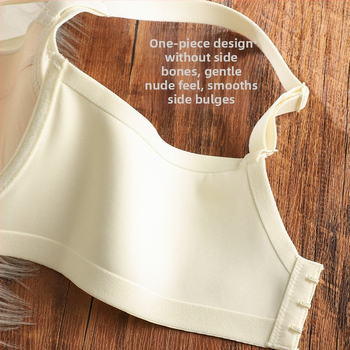 Kokvilnas krūštura komplekts | 3/4 kausi, augšējā daļa plāna, apakšējā daļa bieza | fiksētas dubultās siksnas | mugurējā aizdare ar trim āķu rindām