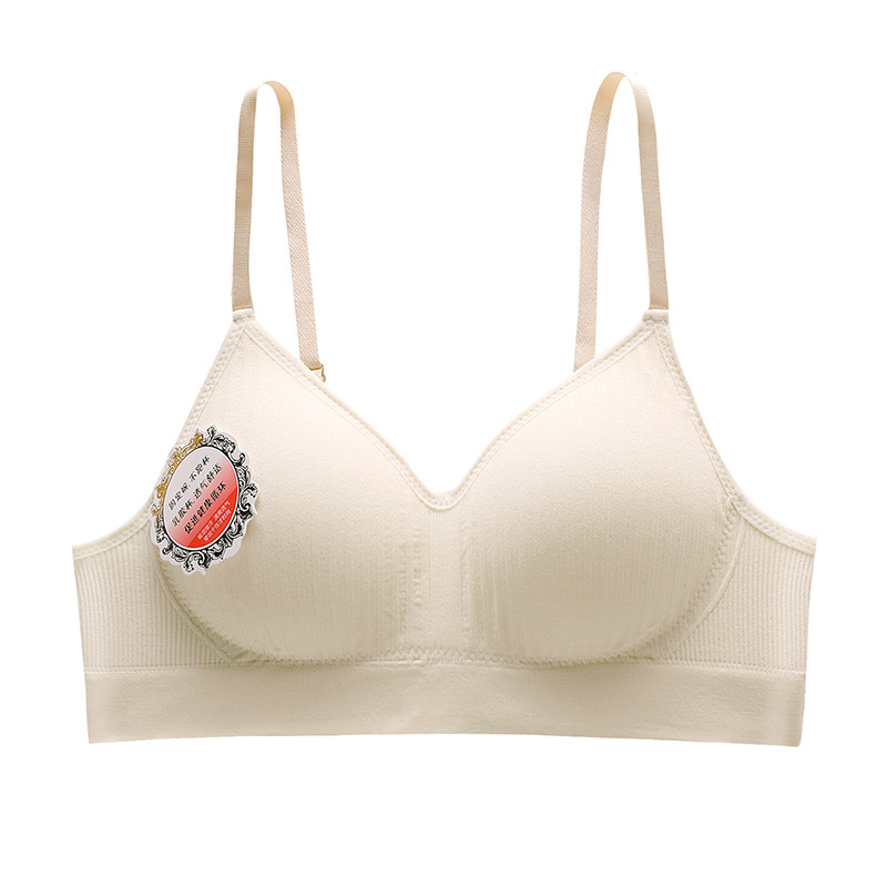 Bezšuvju sieviešu krūšturis ar fiksētām lencēm, pilnas kauss, vidēja veidojuma kauss, neilona audums