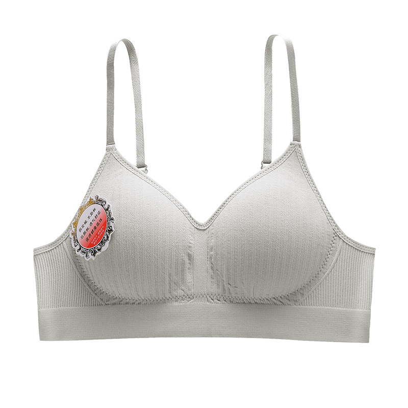 Bezšuvju sieviešu krūšturis ar fiksētām lencēm, pilnas kauss, vidēja veidojuma kauss, neilona audums