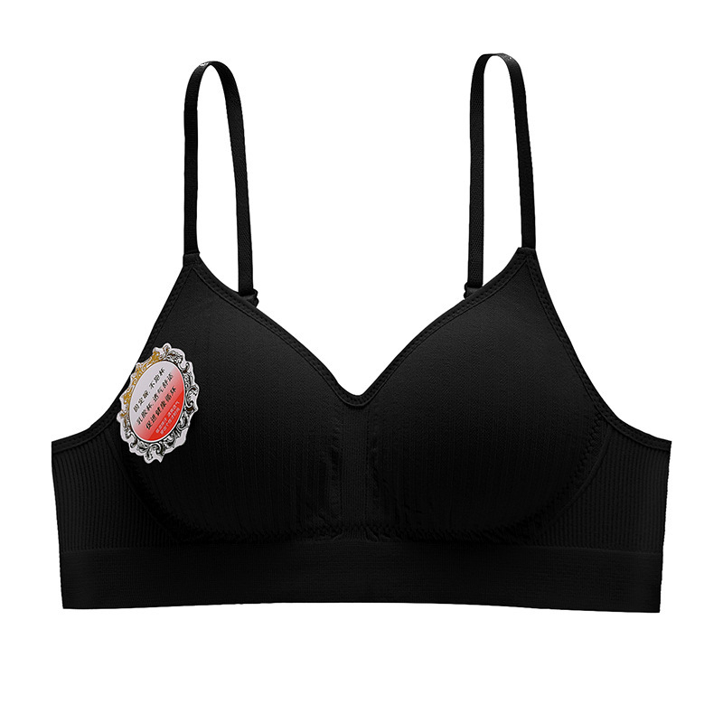 Bezšuvju sieviešu krūšturis ar fiksētām lencēm, pilnas kauss, vidēja veidojuma kauss, neilona audums