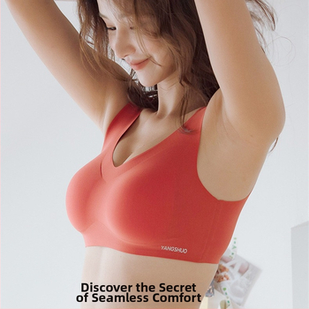 Sporta bustu topa bez šuvēm, elpojošs ar augšējo atbalstu, regulējamas siksnas; galvenais materiāls: nylon; odere: spandex.