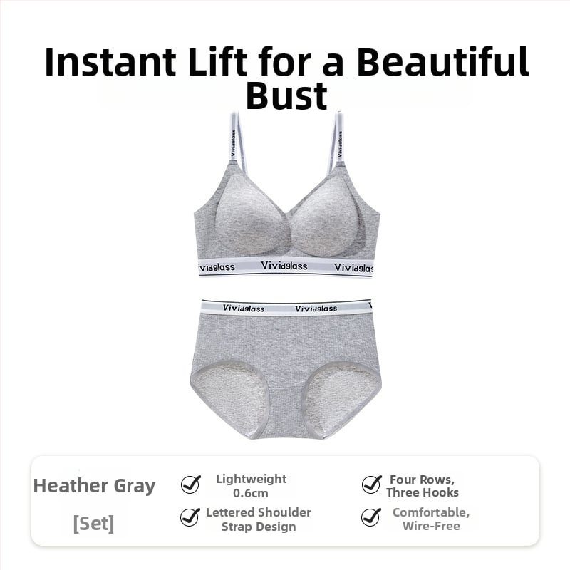 Modal krūštura komplekts, sporta stils, 3/4 kauss, veidota putas kauss, fiksētas dubultās siksnas, aizmugurē trīs rindu āķu aizdare, elpojošs, bez šuvēm