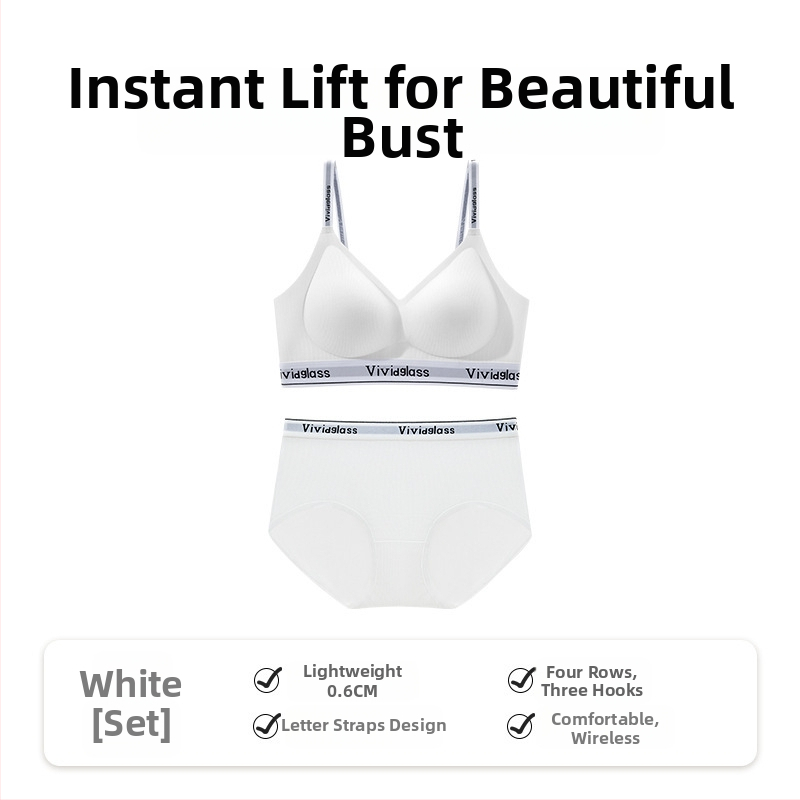 Modal krūštura komplekts, sporta stils, 3/4 kauss, veidota putas kauss, fiksētas dubultās siksnas, aizmugurē trīs rindu āķu aizdare, elpojošs, bez šuvēm