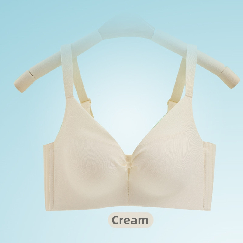 Modal krūšturis ar 3/4 formēto kausu, bezšuvju dizains, fiksētas dubultās siksnas, mugurējā četrrindu aizdare