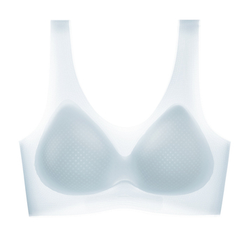 Yixingyao Bezšuvju krūšturis bez stieples, viengabala dizains, 3/4 kauss, plāns veidots kauss, neilons ar elastāna oderi