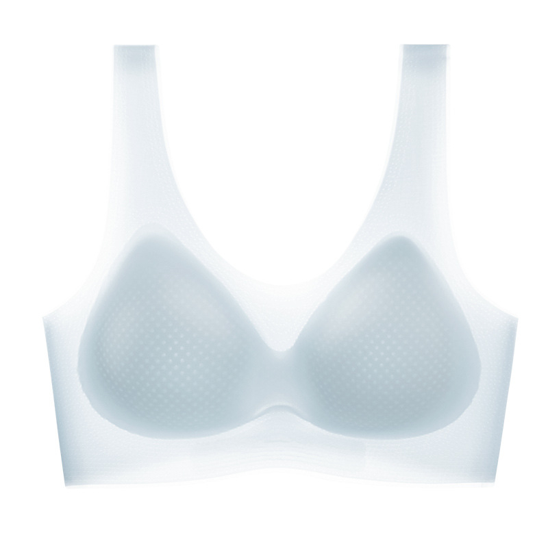 Yixingyao Bezšuvju krūšturis bez stieples, viengabala dizains, 3/4 kauss, plāns veidots kauss, neilons ar elastāna oderi