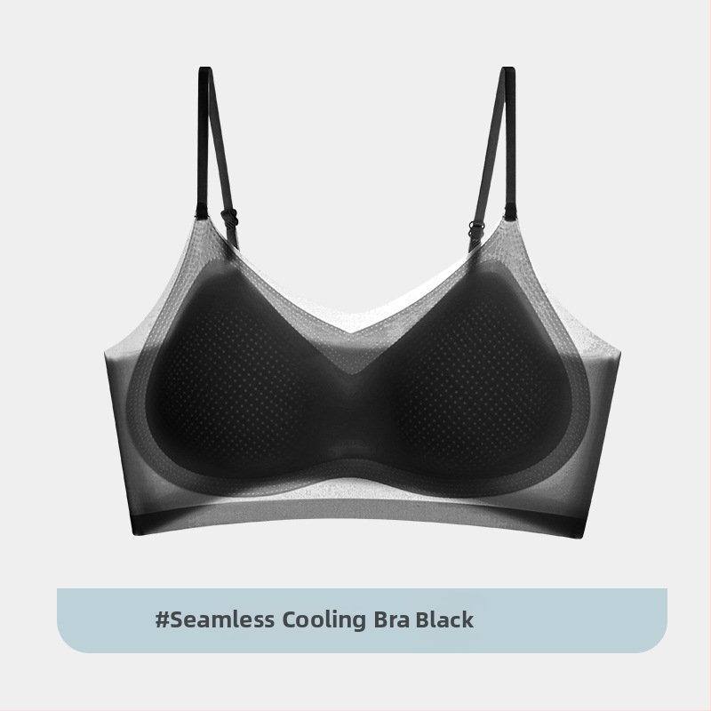 Yixingyao Bezšuvju krūšturis bez stieples, viengabala dizains, 3/4 kauss, plāns veidots kauss, neilons ar elastāna oderi