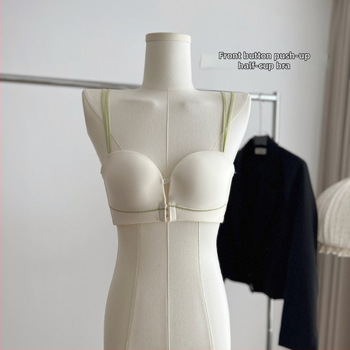 Push-up krūšturu komplekts ar dubultslāņa priekšējo aizdari, noņemamām siksniņām, bezšuvju muguras daļa, neilona audums