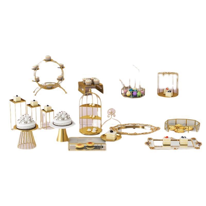 Десертна витрина за показване, европейски стил, прост дизайн, Код на продукта FJJ9853285H, Първокласно качество