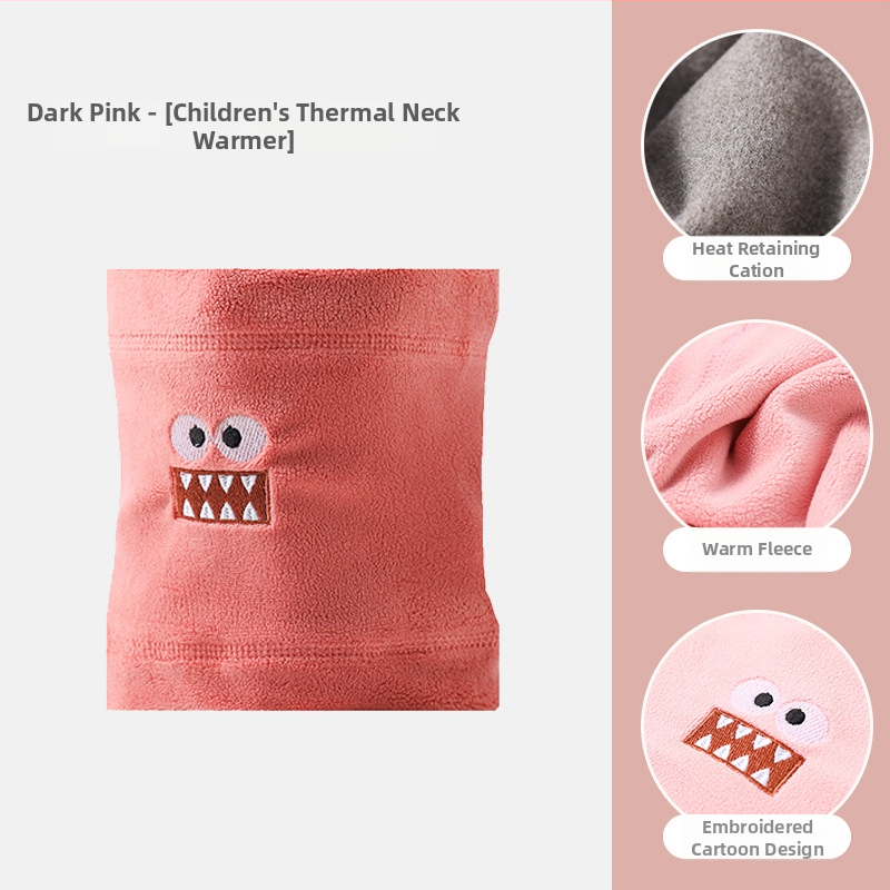 Zimski šal za vrat – Ori Velvet, fleece podstava, topao, Cartoon uzorak, za vožnju biciklom na otvorenom