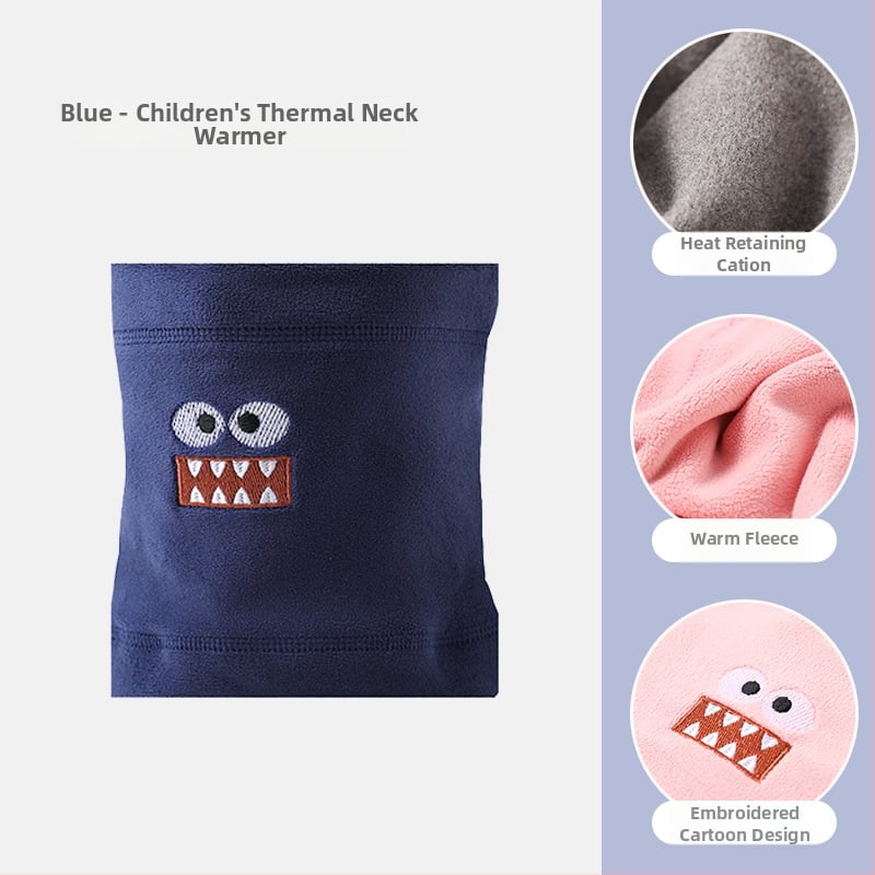 Zimski šal za vrat – Ori Velvet, fleece podstava, topao, Cartoon uzorak, za vožnju biciklom na otvorenom