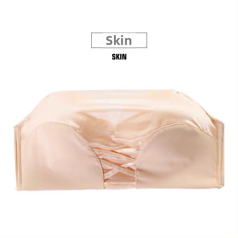 Bezšuvju krūšturis bez plecu siksnām ar push-up efektu, 3/4 kauss, formēti kausi (augšējie plāni / apakšējie biezi), aizmugurē trīs rindu āķi