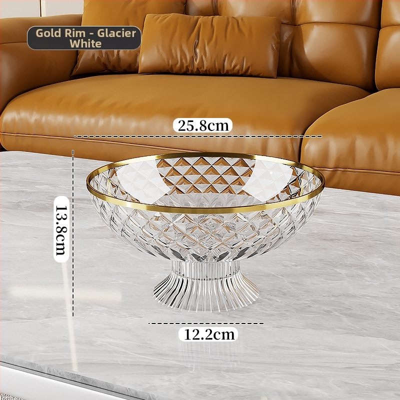 Плодова чиния с капак, запечатана и защита от прах, пластмасова; марка Other Homes; стил лайт лукс и ретро