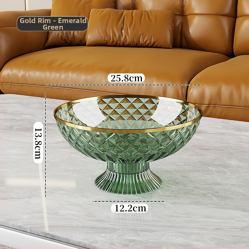 Плодова чиния с капак, запечатана и защита от прах, пластмасова; марка Other Homes; стил лайт лукс и ретро