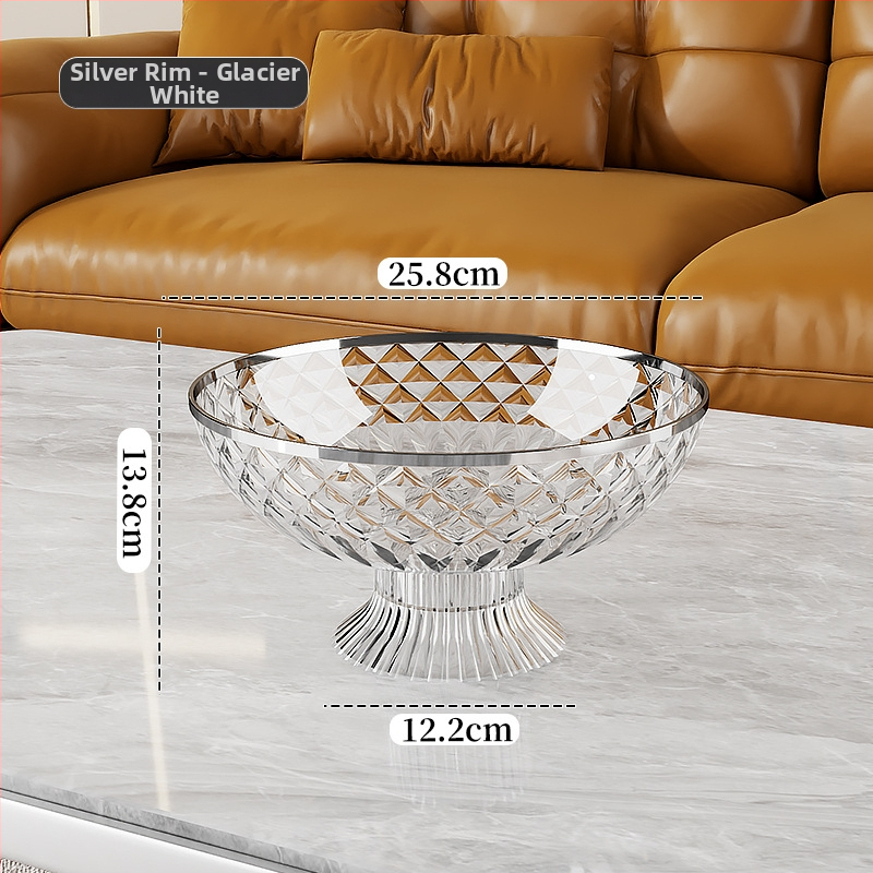 Плодова чиния с капак, запечатана и защита от прах, пластмасова; марка Other Homes; стил лайт лукс и ретро