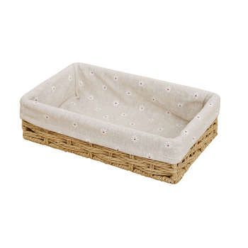 Plietots uzglabāšanas grozs galda lietošanai, papīra auklas dizains, modelis 126, mūsdienīgs minimālisma stils