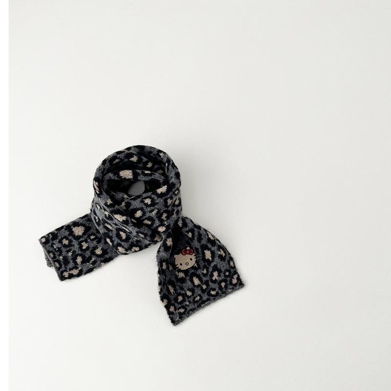 Šal s leopard uzorkom za zimu, warp-knit tkanina, Jacquard obrada, dugački trak