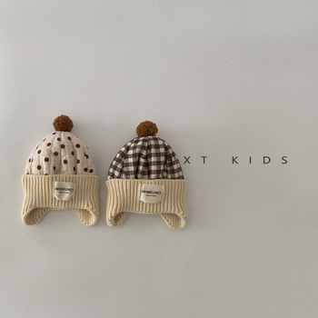 Zimski dvodjelni set: kapa za zaštitu ušiju i šal, vunena kupolasta kapa bez ruba, otporna na vjetar