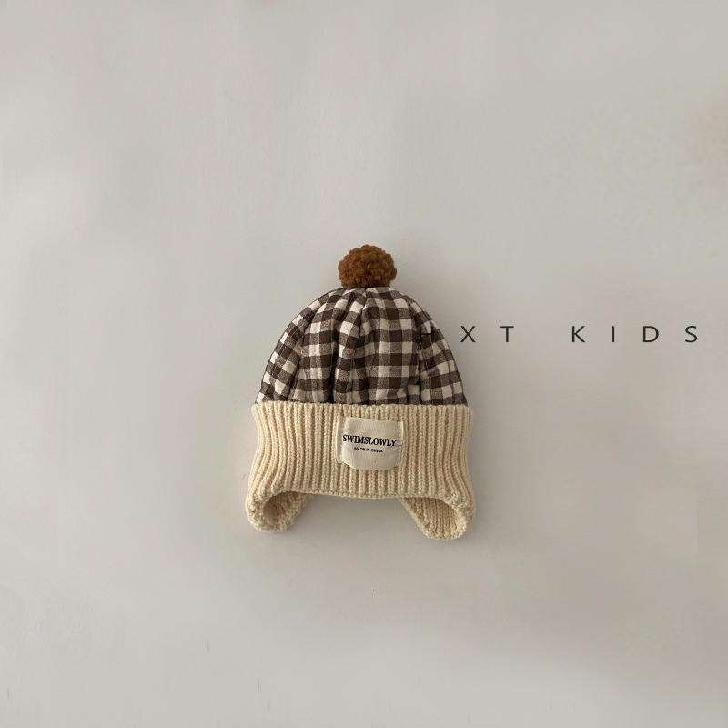 Zimski dvodjelni set: kapa za zaštitu ušiju i šal, vunena kupolasta kapa bez ruba, otporna na vjetar