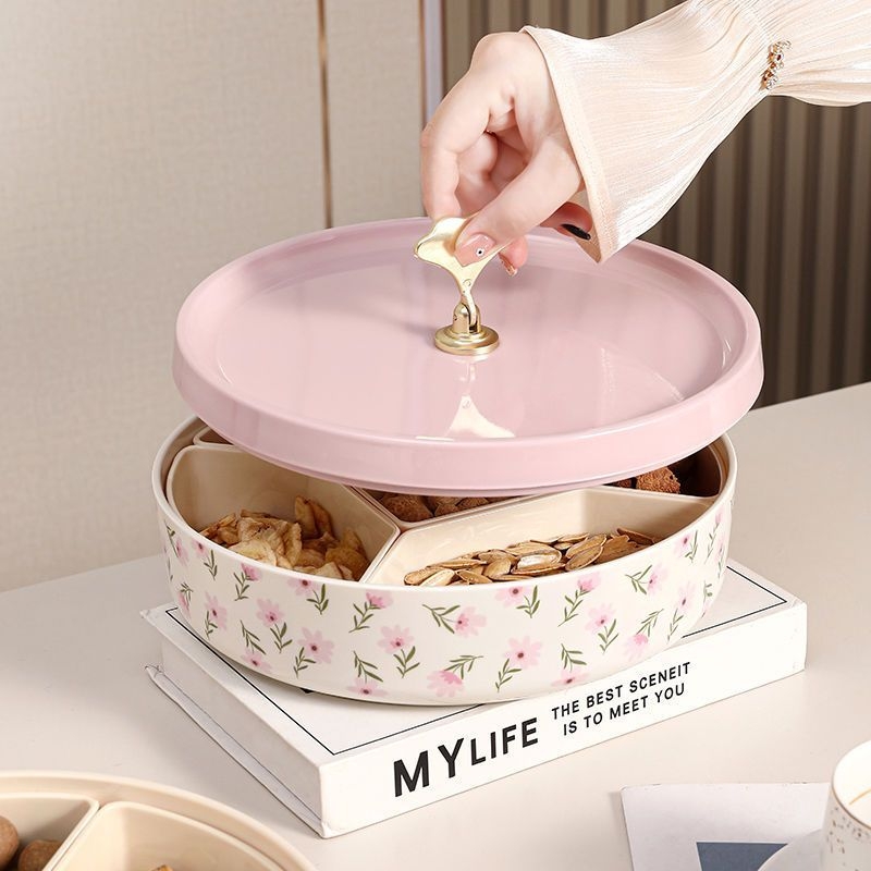 Чиния за плодове с капак — опростен стил за съхранение на сушени плодове и ядки