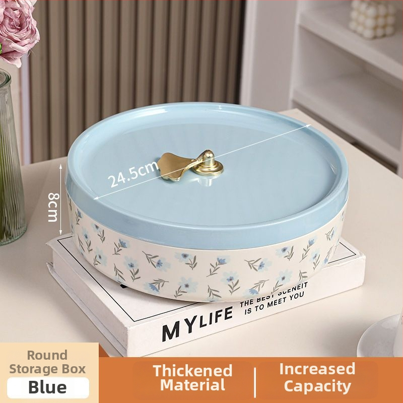 Чиния за плодове с капак — опростен стил за съхранение на сушени плодове и ядки