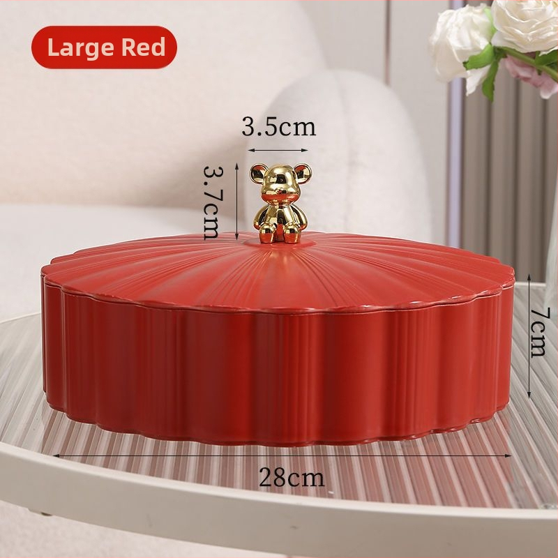 Чиния за плодове с капак — опростен стил за съхранение на сушени плодове и ядки