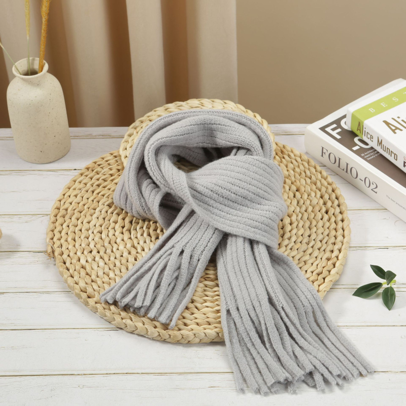 Šalle no mākslīgā kašmīra ar rāviem rakstu, japāņu-korejiešu salds stils, unisex, piemērots ziemai, pavasarim un rudenim