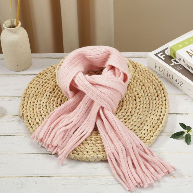 Šalle no mākslīgā kašmīra ar rāviem rakstu, japāņu-korejiešu salds stils, unisex, piemērots ziemai, pavasarim un rudenim